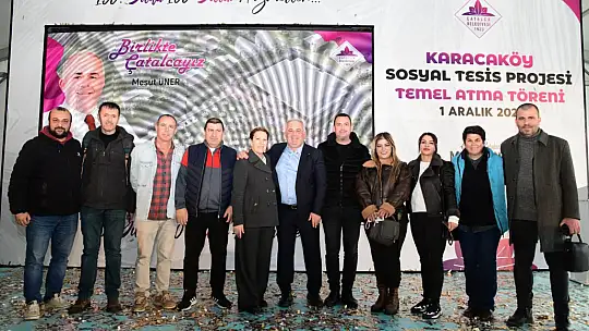 Karacaköy Sosyal Tesisleri temel atma töreni dualarla gerçekleşti