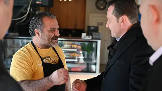 Bora Balcıoğlu, Kiptaş'ta esnaf ve vatandaşla buluştu