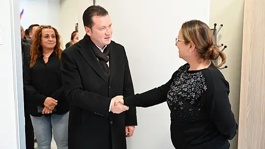 Balcıoğlu, Engelsiz Yaşam ve Eğitim Merkezini ziyaret etti