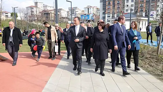 Silivri'de Milletin Bahçesi milletle birlikte hizmete açıldı