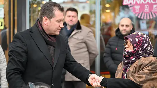 Bora Balcıoğlu, Alibey Mahallesi'nde Esnaf ve Vatandaşlarla buluştu