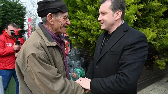 Bora Balcıoğlu Gümüşyaka'da saha çalışmalarını gerçekleştirdi