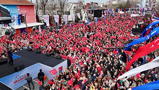 İmamoğlu, Silivri'de miting yaptı