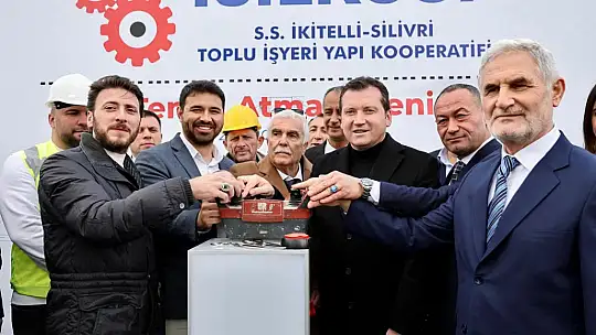 Silivri'de 5 bin kişiye istihdam sağlayacak proje hızla yükseliyor