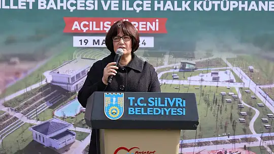 Silivri'de Milletin Bahçesi milletle birlikte hizmete açıldı