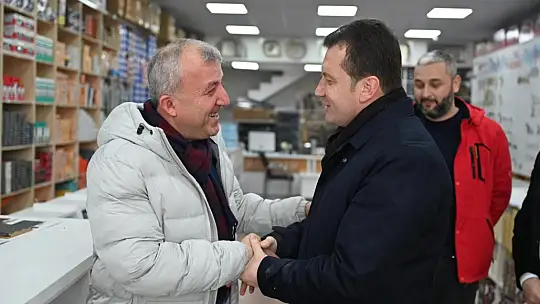 Bora Balcıoğlu, Silivri Sanayi Sitesi Esnaflarını ziyaret etti