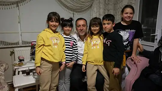 Başkan Yılmaz ve Yalçın gönüllere konuk olmaya devam ediyor