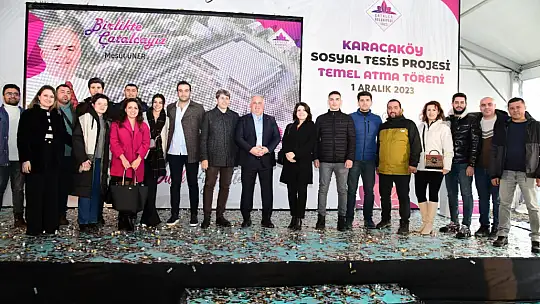 Karacaköy Sosyal Tesisleri temel atma töreni dualarla gerçekleşti