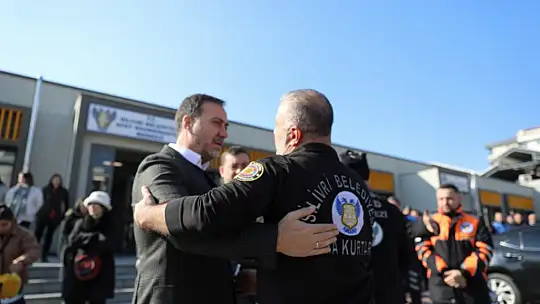 Silivri SAK ekiplerine duygusal karşılama