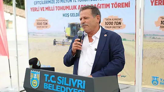 Silivri belediyesinden çiftçilere 12 milyon tl'lik tohumluk arpa desteği