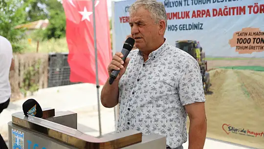 Silivri belediyesinden çiftçilere 12 milyon tl'lik tohumluk arpa desteği