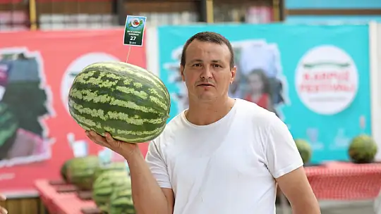 Silivri Kadıköy'de karpuzlar yarıştı