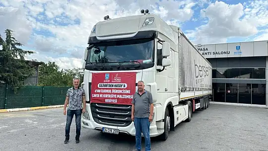Silivri'den depremzede öğrencilere çanta ve kırtasiye malzemesi desteği