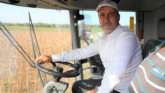 Başkan Yılmaz Milli Ayçiçek Hasadında Konuştu: 'Hayaldi Gerçek Oldu'