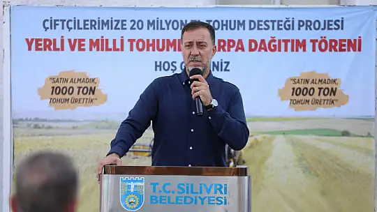 Yılmaz: 'İstanbul'un en büyük çiftçisi Silivri belediyesidir'
