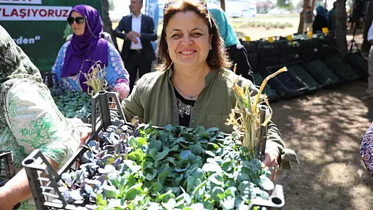 Silivri belediyesinden kadın üreticilere 300.000 fide