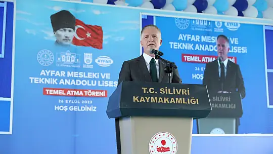 Ayfar Mesleki Ve Teknik Anadolu Lisesine görkemli temel atma töreni
