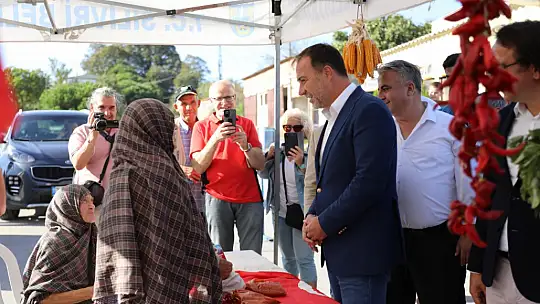 Sayalar'da hem biber hem hizmet şenliği