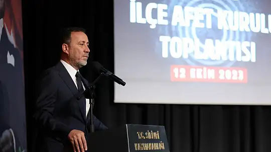 Başkan Yılmaz: 'Biz afetle yatıp afetle kalkıyoruz'