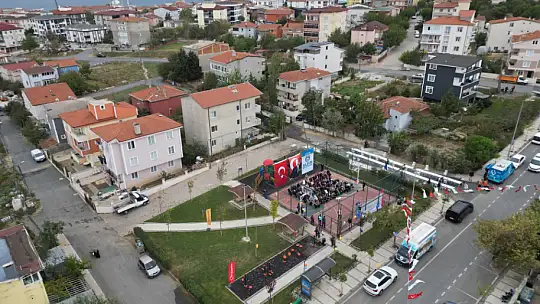 Gümüşyaka'da 3 parkın toplu açılış töreni gerçekleşti