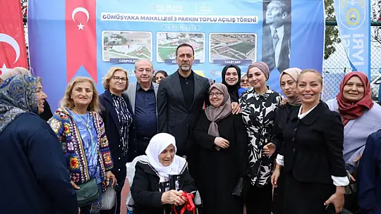 Gümüşyaka'da 3 parkın toplu açılış töreni gerçekleşti