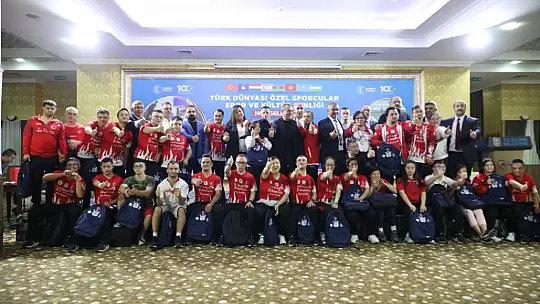 Türk Dünyası Özel Sporcular Şenliği Silivri'de gerçekleşti