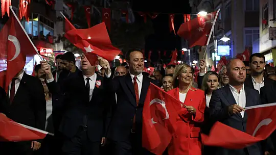 Cumhuriyet kutlamalarının coşkusu Silivri'den yankılandı