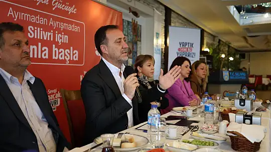 Başkan Yılmaz: 'Silivri belediyesi ekonomik dengelerini oturtan ender belediyelerdendir'
