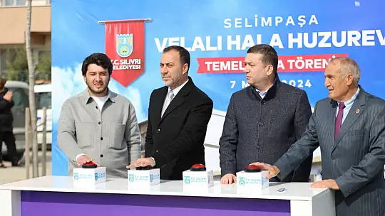 Yılmaz hız kesmiyor! Huzurevi inşaatında ilk harç döküldü