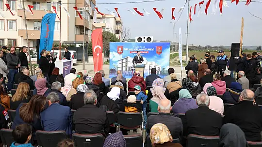 Yılmaz hız kesmiyor! Huzurevi inşaatında ilk harç döküldü