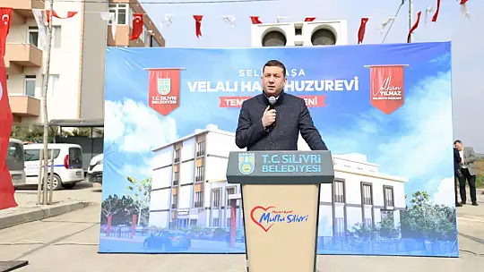Yılmaz hız kesmiyor! Huzurevi inşaatında ilk harç döküldü