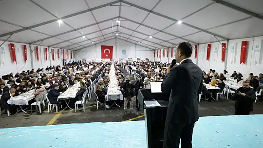Silivri'de iftar çadırında 2000 kişiyle ramazan bereketi paylaşıldı