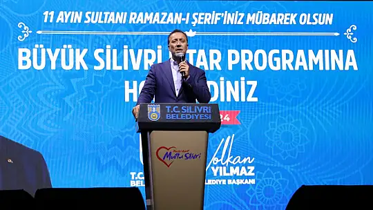 Silivri'de 15.000 kişi aynı sofrada buluştu