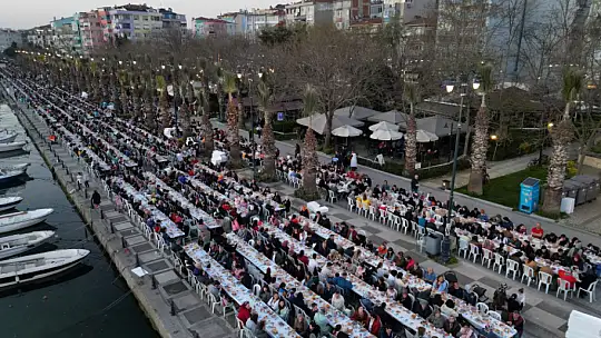 Silivri'de 15.000 kişi aynı sofrada buluştu