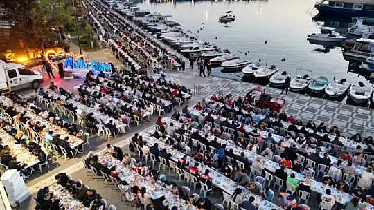 Silivri'de 15.000 kişi aynı sofrada buluştu