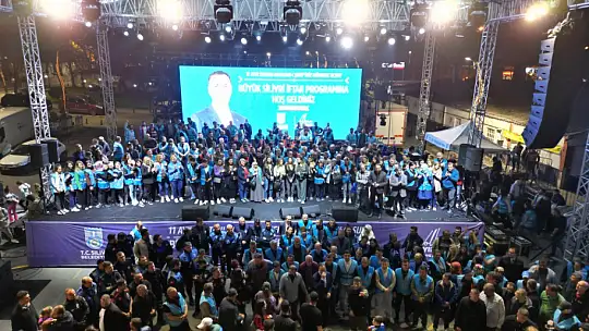 Silivri'de 15.000 kişi aynı sofrada buluştu