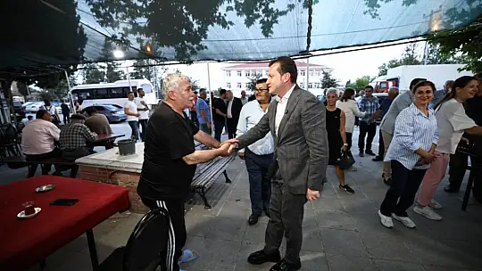 Başkan Bora Balcıoğlu Çeltik Mahallesi'nde vatandaşlarla buluştu