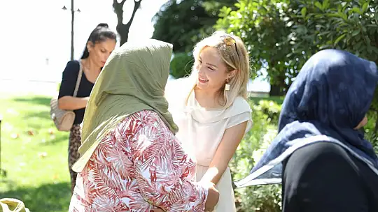 Hayriye Sena Balcıoğlu, Muhtar Eşleri ve Kadın Muhtarlarla Kalepark ve SEYKOM'u ziyaret etti