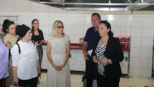 Hayriye Sena Balcıoğlu, Muhtar Eşleri ve Kadın Muhtarlarla Kalepark ve SEYKOM'u ziyaret etti