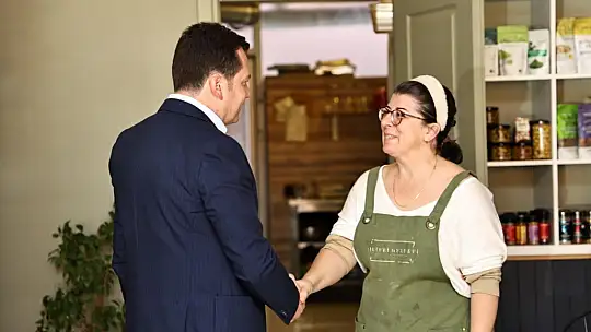 Başkan Balcıoğlu, Esnaflarla iç içe