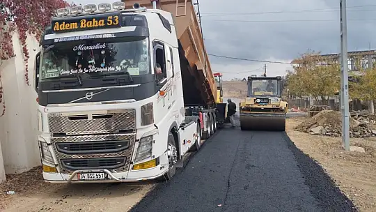 Çoban Sokak'taki Asfalt Serim Çalışmaları Tamamlandı