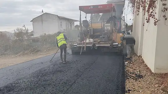 Çoban Sokak'taki Asfalt Serim Çalışmaları Tamamlandı