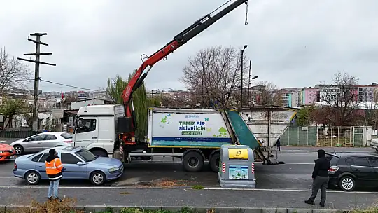 Silivri'ye 65 Yeni Yer Üstü Çöp Konteyneri Kazandırılıyor