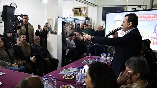 Başkan Balcıoğlu Sayalar Mahallesi'nde Halk Toplantısı Yaptı