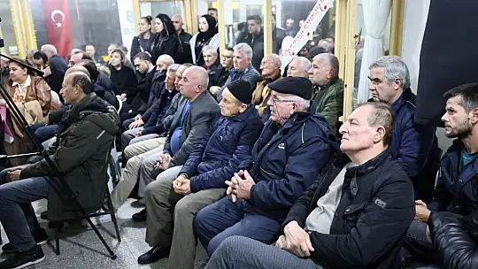 Başkan Balcıoğlu Sayalar Mahallesi'nde Halk Toplantısı Yaptı