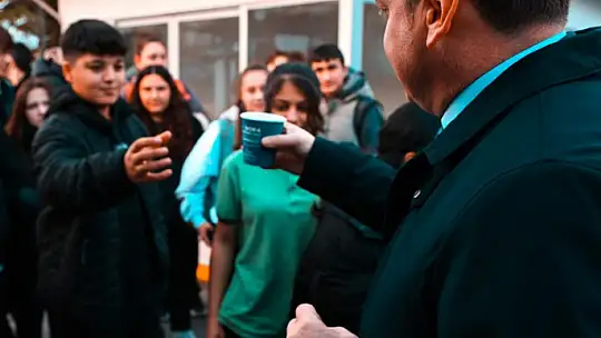 Lise Öğrencilerine Yönelik Çorba Dağıtımında Dördüncü Gün