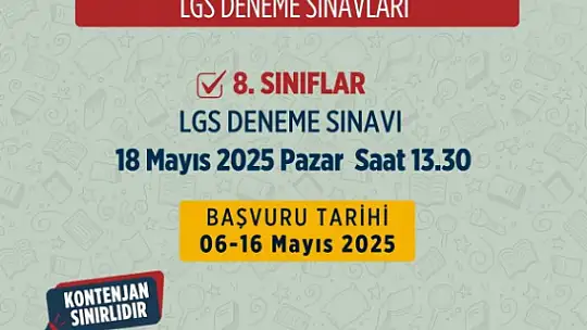 Silivri Belediyesi Eğitim Akademisi'nden Ücretsiz TYT ve LGS Deneme Sınavları