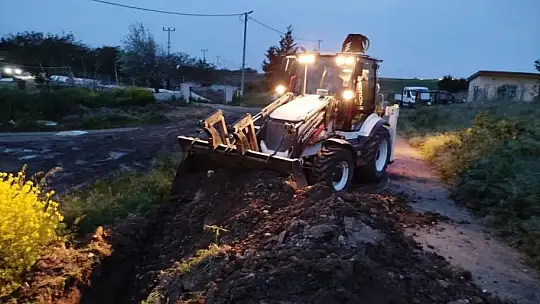 Alipaşa Köy Çeşmesinin Altyapısını Yeniledi