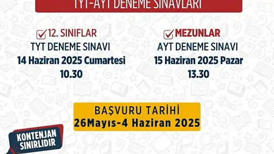 Silivri Belediyesi, öğrencilere YKS ve LGS sınavlarına prova imkânı sunuyor