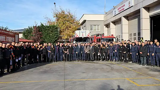 Başkan Balcıoğlu, İtfaiye ve SAK Ekipleriyle buluştu